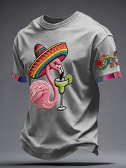 Men's Mexico Art Cinco De Mayo Printed T-shirt