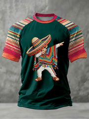 Men's Cinco de Mayo Printed Casual T-Shirt