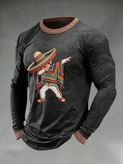 Men's Cinco de Mayo Printed Casual T-Shirt