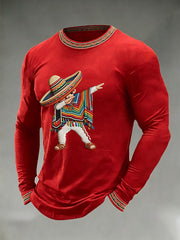 Men's Cinco de Mayo Printed Casual T-Shirt