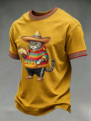 Men's Cinco de Mayo Printed Casual T-Shirt