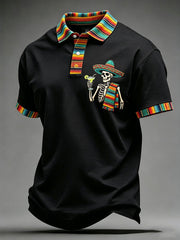 Men's Cinco de Mayo Print Casual Shirt