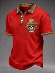 Men's Cinco De Mayo Print Short-Sleeve Top