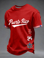 Men's Puerto Rico Printed short sleeves t-shirt