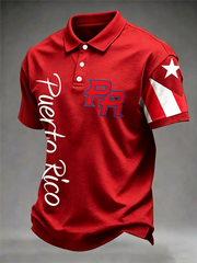 Men's Puerto Rico Printed short sleeves t-shirt