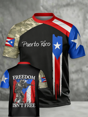 Men's Puerto Rico Printed short sleeves t-shirt
