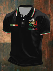 Men's Sicilia Trinacria Shirt