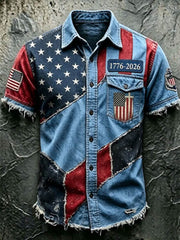 Men'S Anniversary National Print Shirt