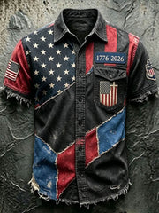Men'S Anniversary National Print Shirt