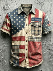 Men's Anniversary National Faith Print Shirt