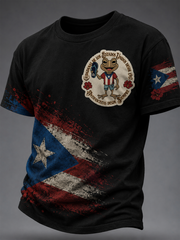 Men's Puerto Rico Printed short sleeves t-shirt