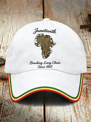 Unisex Juneteenth Breaking Every Chain Since 1865 Hat