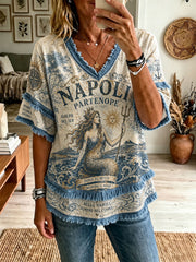 Women's Napoli Cotton-Linen Shirt