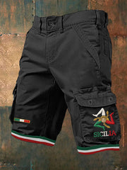 Men's Sicilia Trinacria Shorts