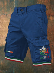 Men's Sicilia Trinacria Shorts