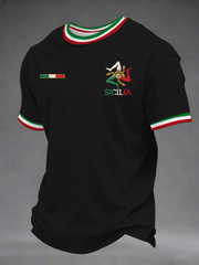 Men's Sicilia Trinacria Short Sleeves T-shirt