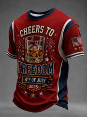 Men's Independence Day USA Drinking Party T-Shirt