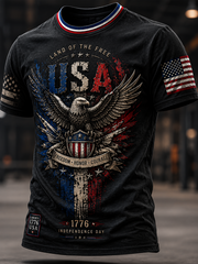 Men's Independence Day Printed short sleeves t-shirt
