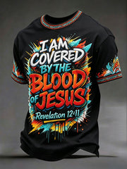 Men's 'I am covered by the blood of Jesus' T-shirts