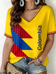 Women's Colombia V-Neck T-Shirt