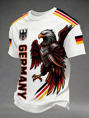 Men's Germany Football Printed T-shirt
