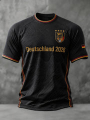 Men's Germany Football Printed T-shirt