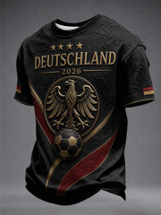 Men's Germany Football Fan Printed T-Shirt