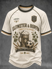 Men's German Football And Beer Cheers Graphic T-Shirt