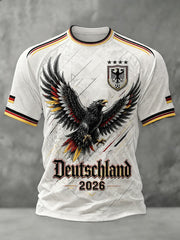 Men's Germany Football Printed T-shirt