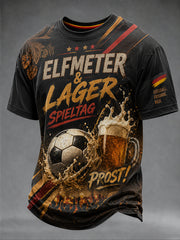 Men's German Football And Beer Cheers Graphic T-Shirt