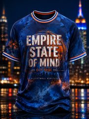 Men's New York Basketball Fans Printed T-Shirt