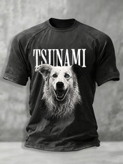 Men's Venezuela Hero Dog Tsunami Patriotic Dog Lover T-Shirt