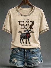 Women's HE LEAVES the 99 FOR THE 1 Short-sleeved T-shirt