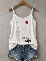 Women's Gothic Skull Tank Top