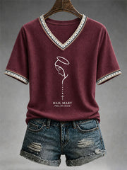 Women's Hail Mary Full Of Grace T-shirt