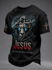 Men's Christian JESUS Short Sleeve T-shirt
