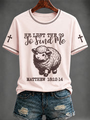 Women's ”He left the 99 to find me“ Printed T-shirt