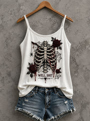 Women's Gothic Skull Tank Top