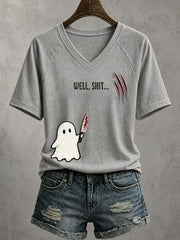 Women's Well Shit Ghost T-Shirt