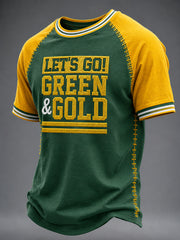 Men's America Football Printed T-shirt