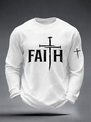 Men's Faith Cross Waffle Top