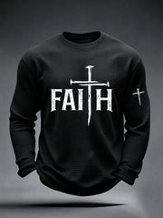 Men's Faith Cross Waffle Top