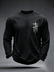 Men's Faith Cross Waffle Top