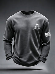 Men's Faith Cross Waffle Top
