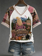 Women's 'She's From Tennessee I Can Tell' Printed Casual T-Shirt