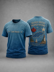 Men's Lake Ontario Printed short sleeves t-shirt