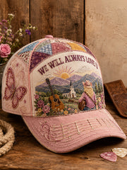 Unisex Country Music Lover We Will Always Love U Printed Hat