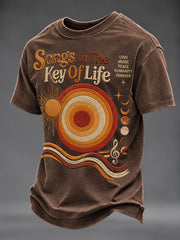 Men's music Printed T-shirt