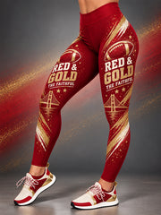 Women's Football Gameday Gift For Football Fans Leggings