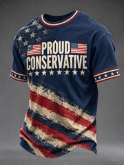 Men's PROUD CONSERVATIVE Printed T-shirt